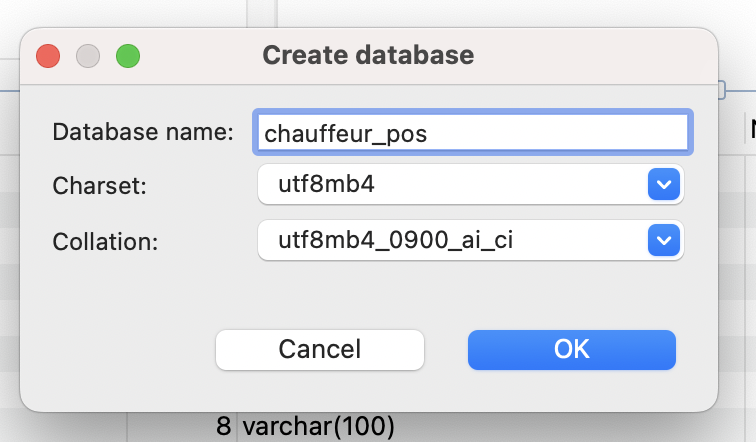 Create Database